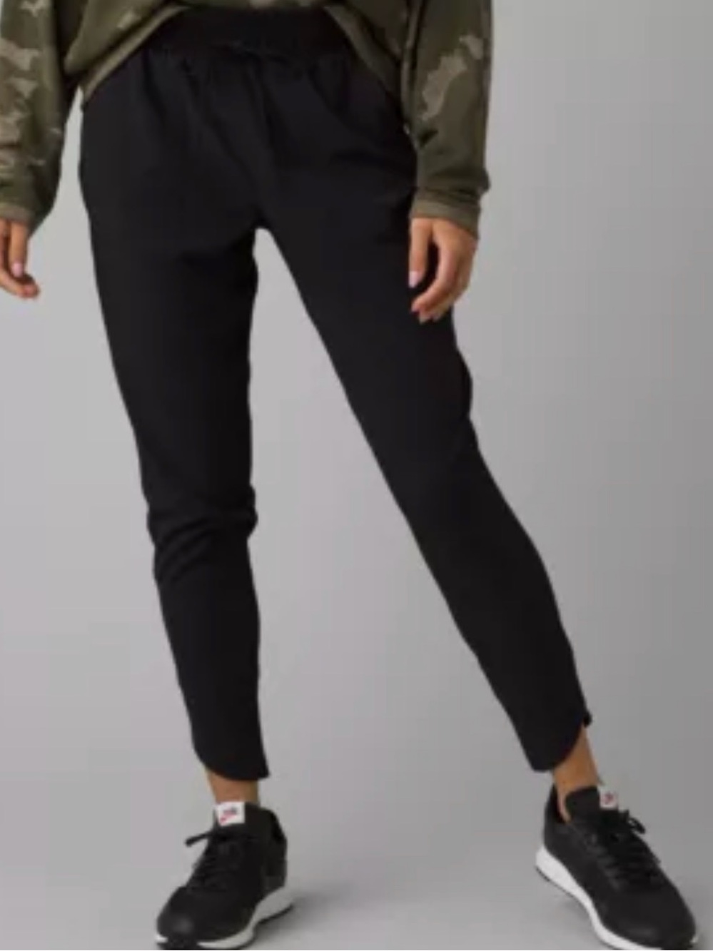 prAna Folgaria Pant Women’s Small Regular Black Pull-On Stretch Pants